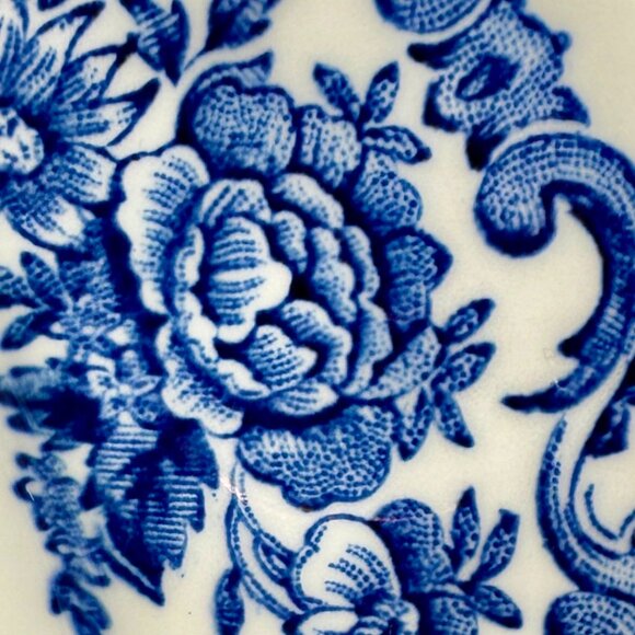 Staffordshire Blue & White Windsor 9” Castle English Plate by Unicorn - Picture 13 of 17